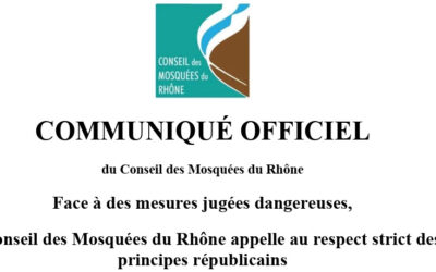 Communiqué:  Appel au respect strict des principes républicains